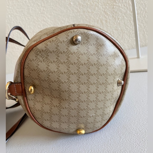 Celin vintage two way drawstring bucket bag - Picture 4 of 14